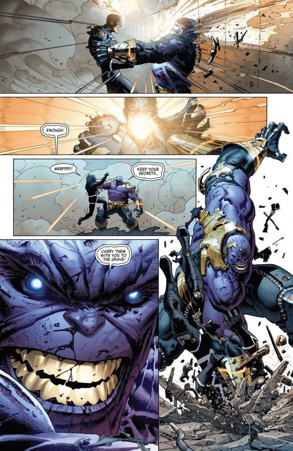 Black Bolt vs Thanos (thua)